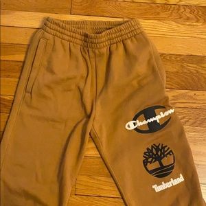 CHAMPION x TIMBERLAND fleece sweatpants